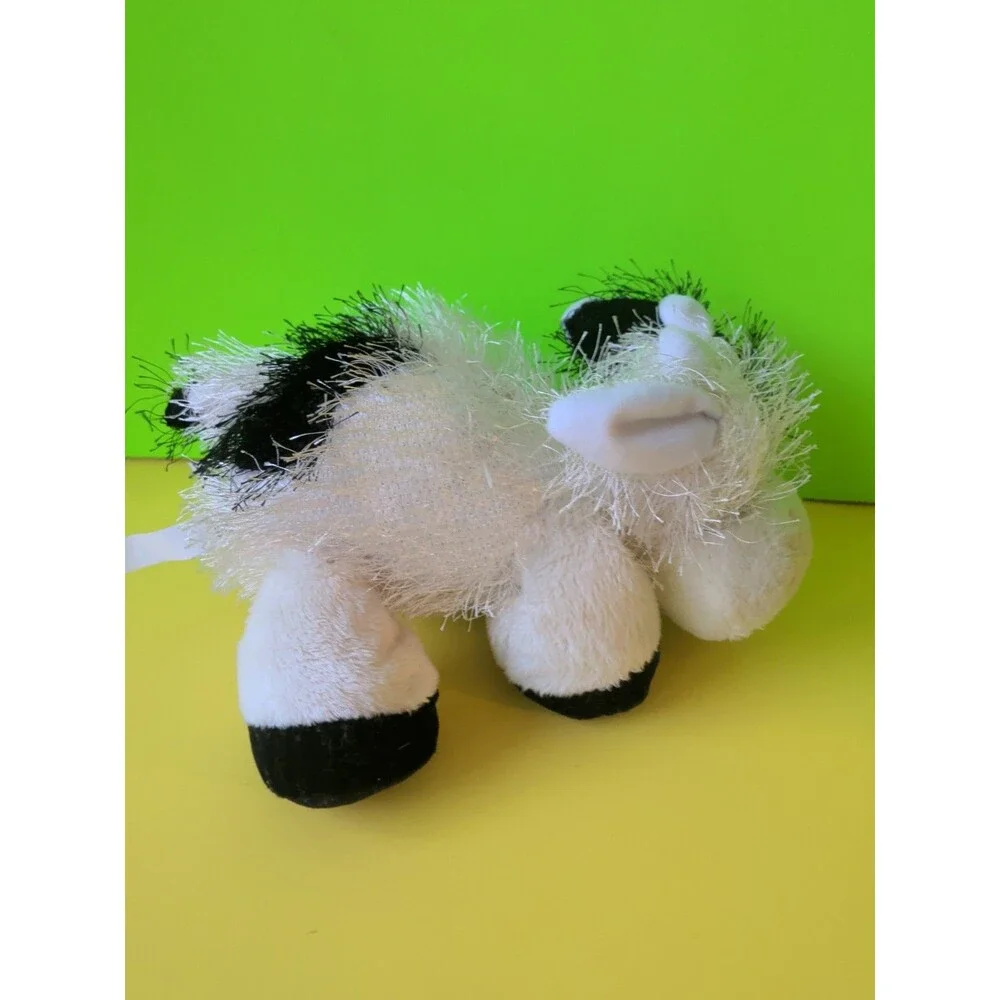 Ganz Webkinz Cow HM003 Black & White Plush With Sealed Code Unused Retired